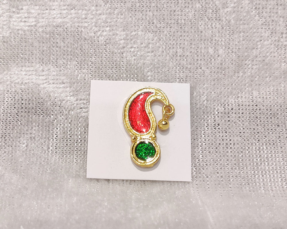 Golden Meenakari Shishfool