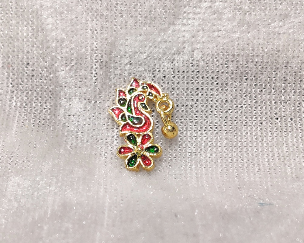 Golden Meenakari Shishfool