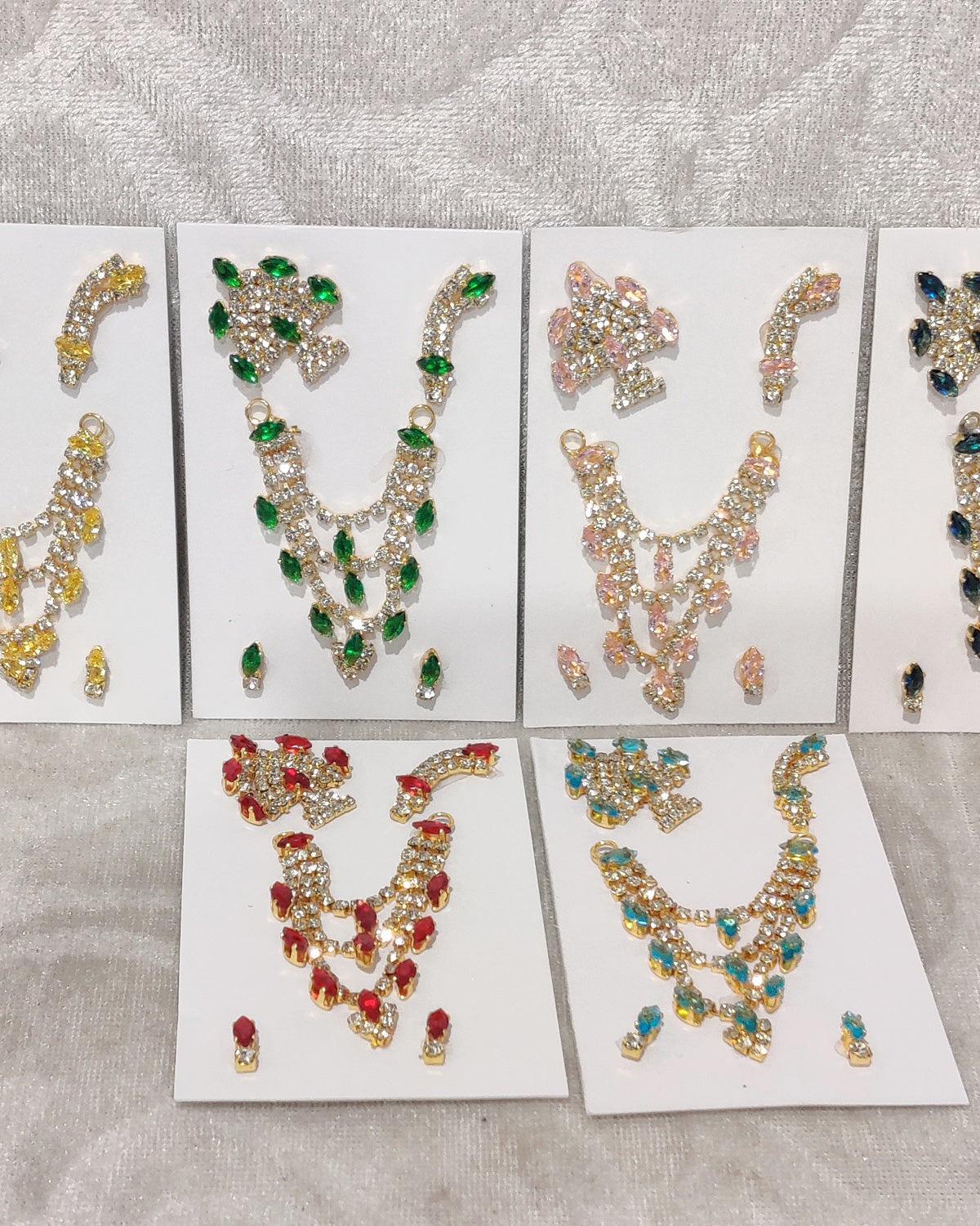 Complete American Diamond Malaji Set