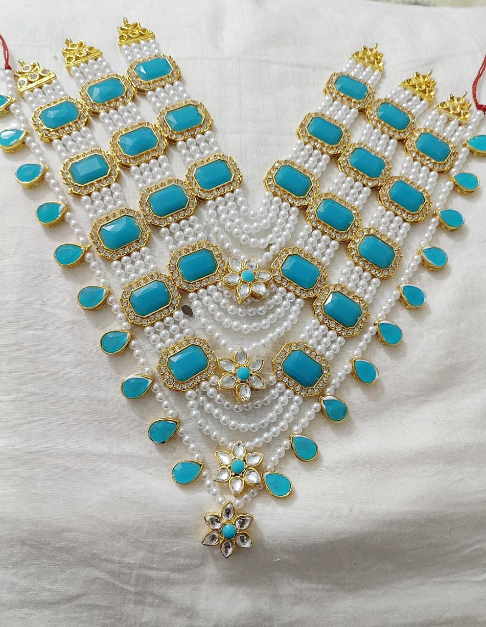 Heavy Diamond Moti Gadijimala , Blue