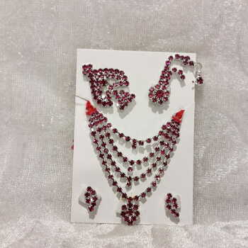 4 Sar Diamond Mala Set