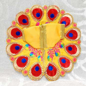 Heavy Zari Laddu Gopal Vastra, Large