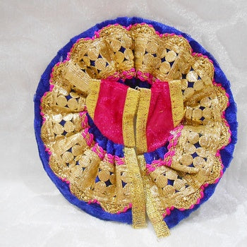 Laddu Gopal Velvet Zhari Vastra