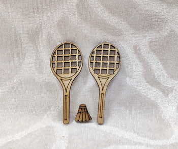 Wooden Badminton Set