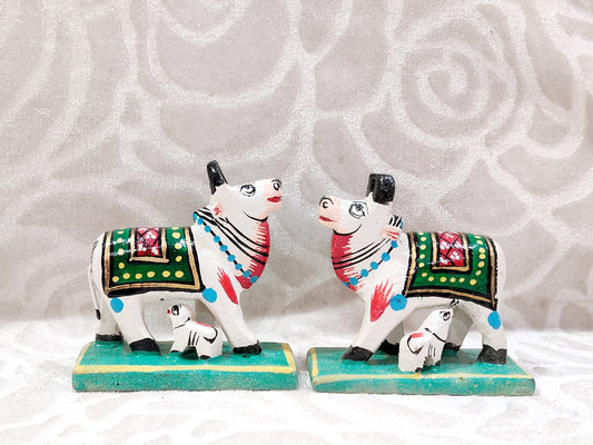 Wooden Cow Pair 3.5"
