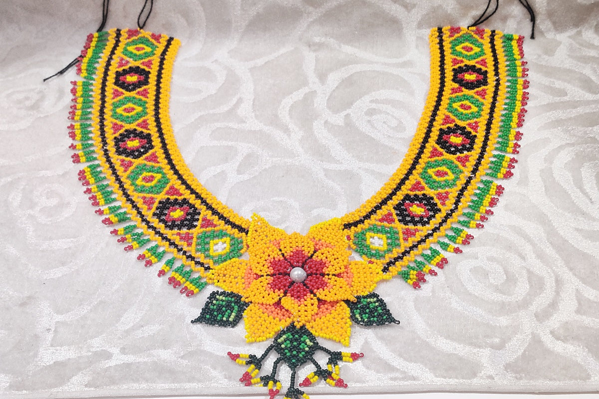 Barik Rai Moti Rai Flower Shape Barik Moti Gadiji Mala – Shrijimall