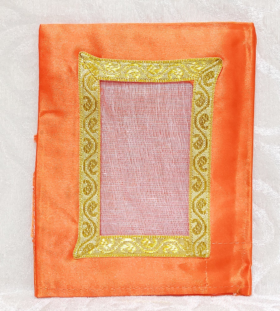 Postcard  Size Satin Chitraji Vastra