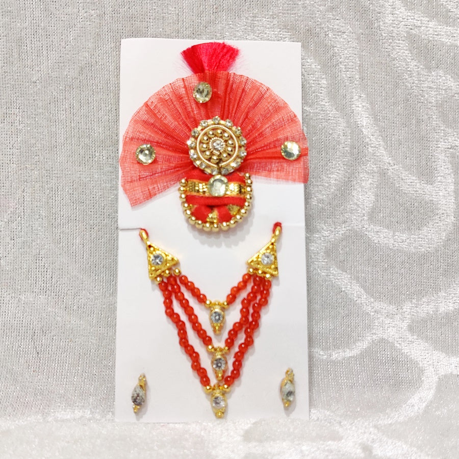 Coloured Moti Mala Set