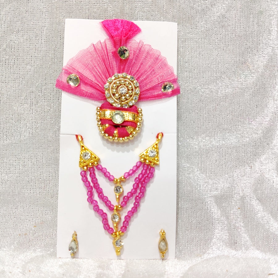 Coloured Moti Mala Set