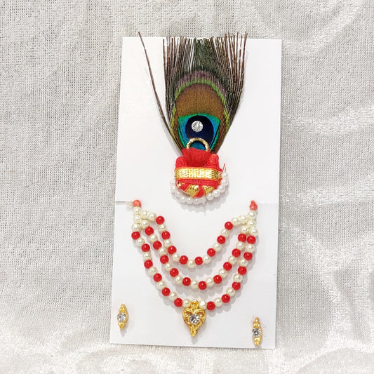 Coloured Moti Mala Set