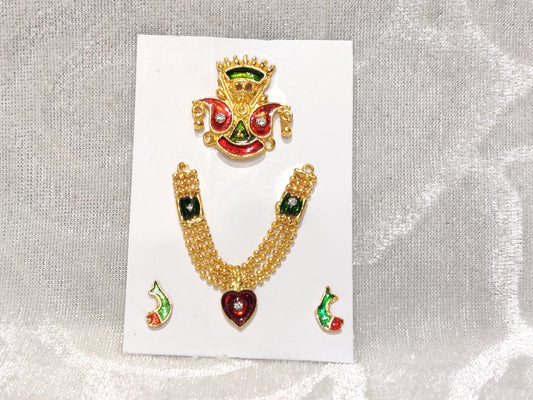 Small Size Complete Meenakari Malaji Set