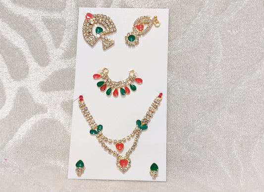 Meenakari Diamond Malaji Set