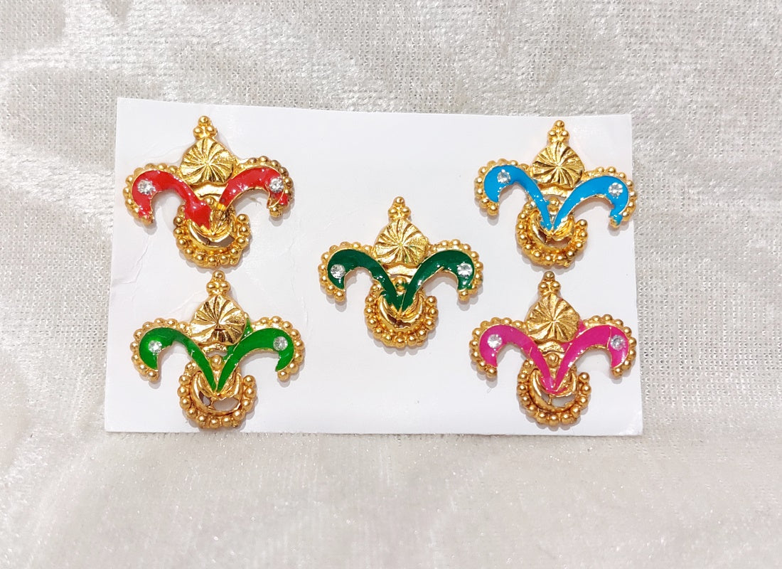 Golden Meenakari Dumala Pagh, Small