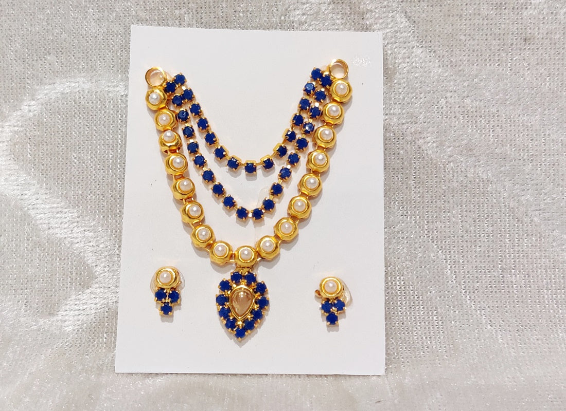 Coloured Diamond Malaji Set