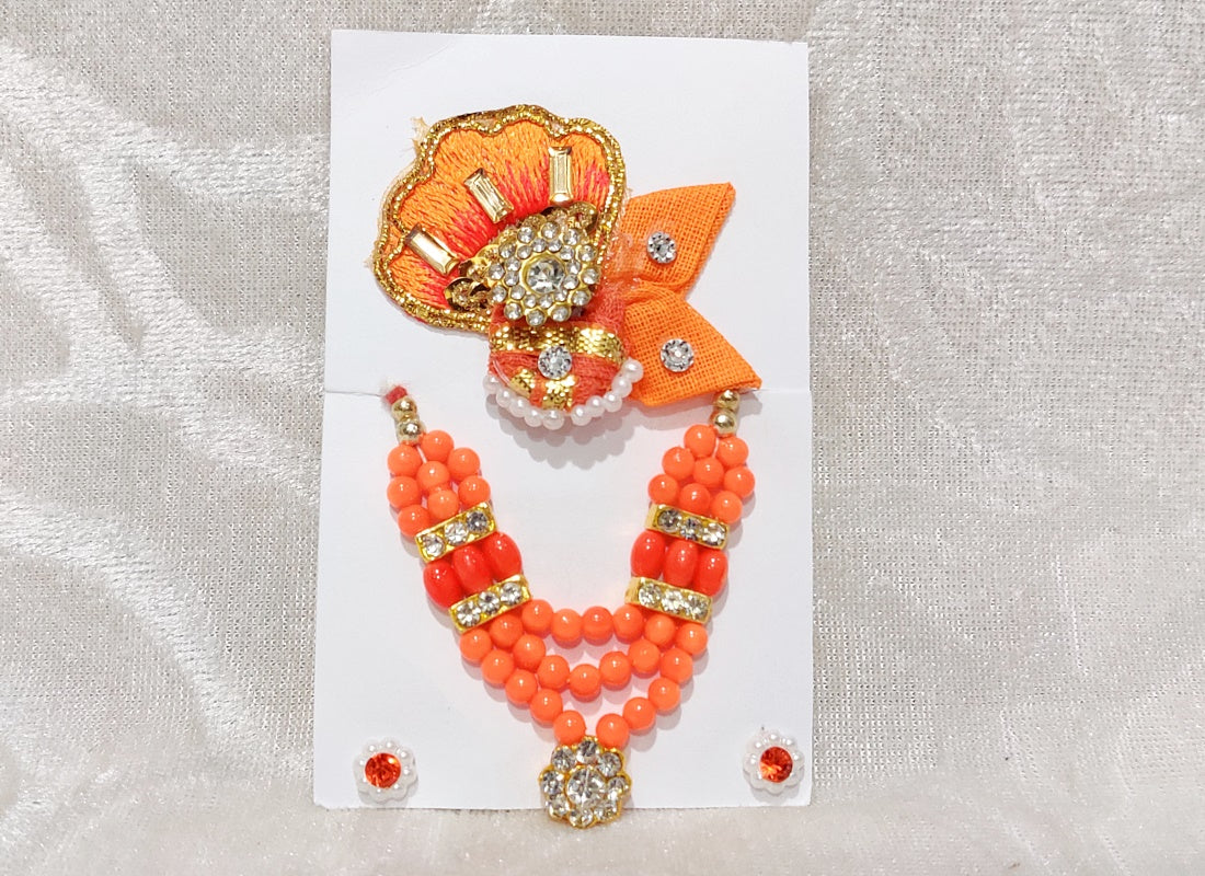 Coloured Moti Mala Set