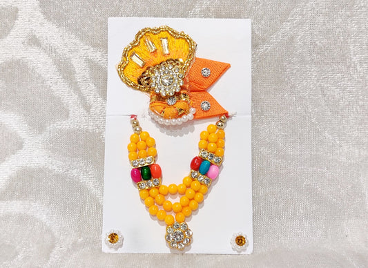 Coloured Moti Mala Set