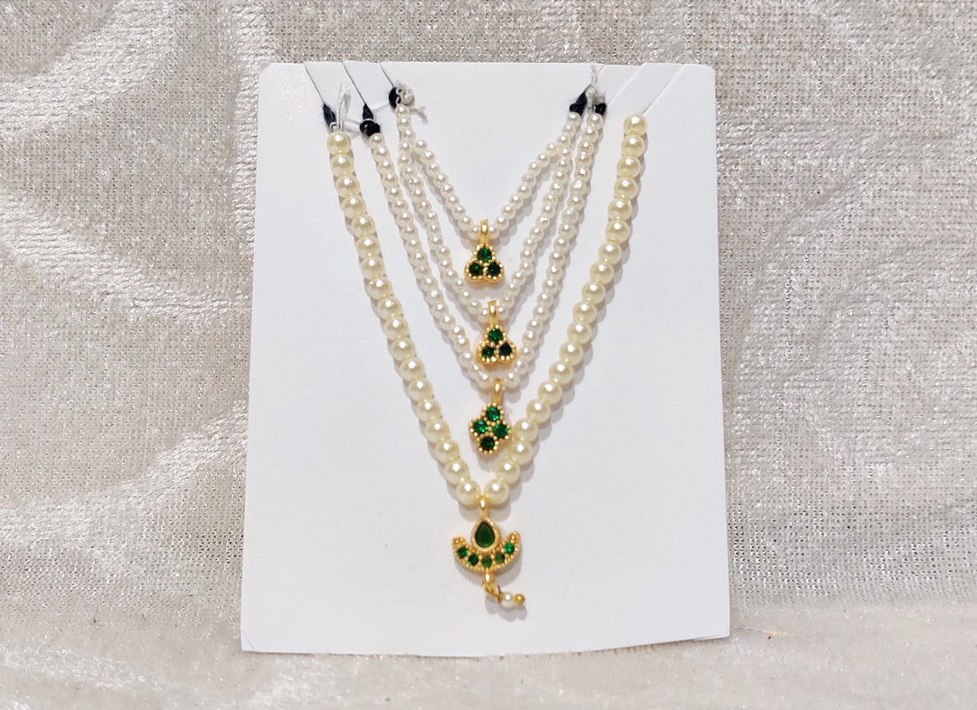 American Diamond Moti Malaji , Set of 4