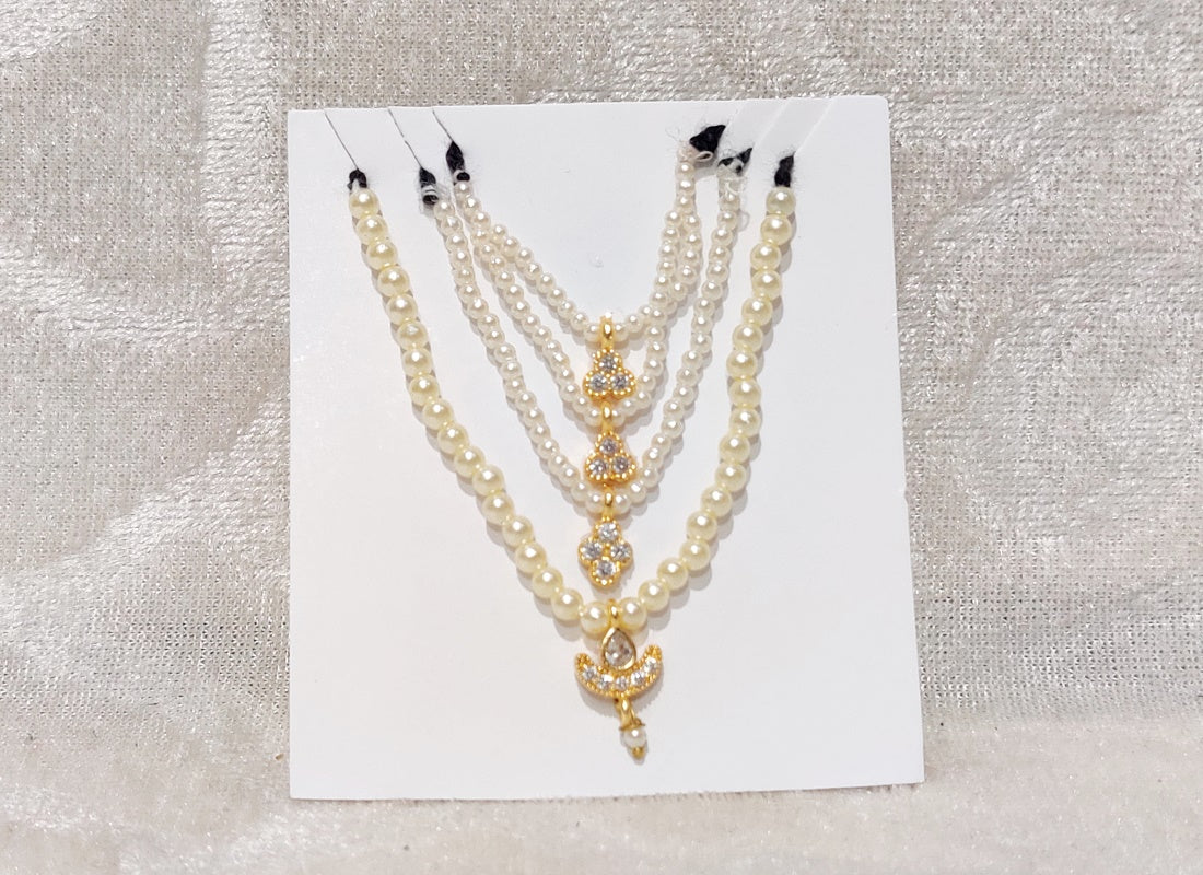 American Diamond Moti Malaji , Set of 4
