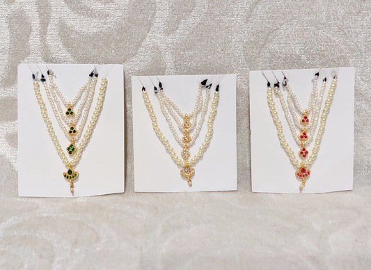 American Diamond Moti Malaji , Set of 4