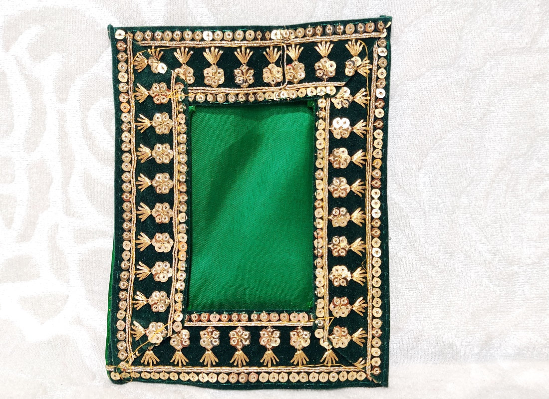 Postcard Size Heavy Zhari Chitraji Vastra