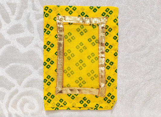 Postcard Size Cotton Bandhani Chitraji Vastra