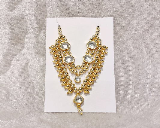 Semi-Precious Com Golden AD Malaji