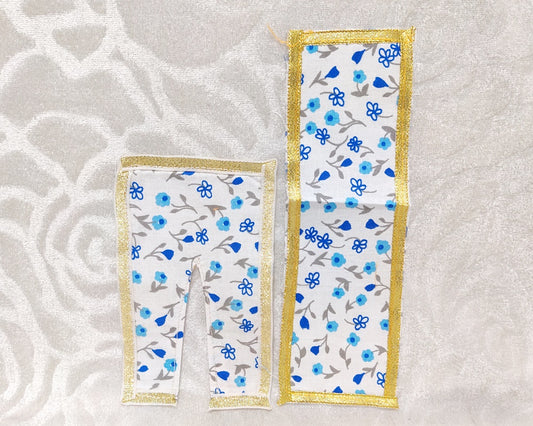 Medium Zari Chira Vastra Set - White