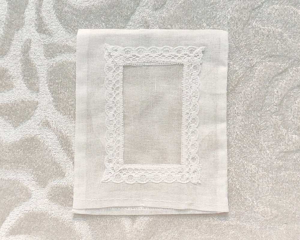 Small Size Cotton Chitraji Vastra White