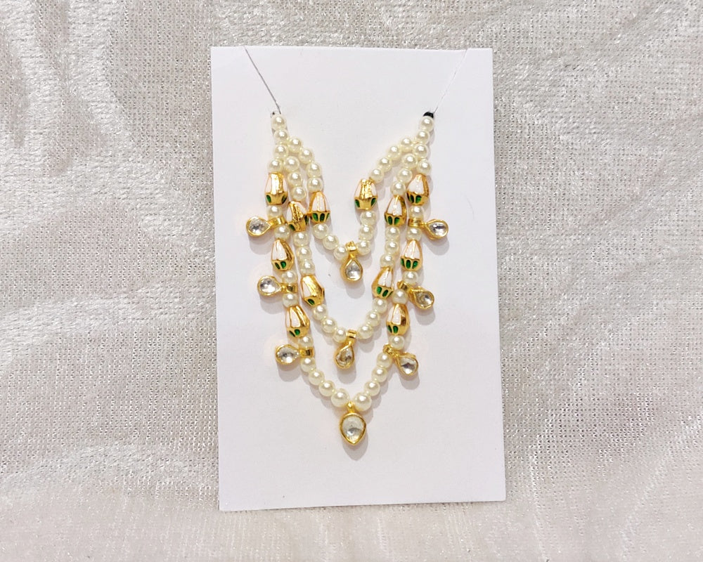 American Diamond Semi Precious Kamal Kali Malaji