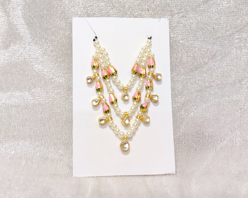 American Diamond Semi Precious Kamal Kali Malaji