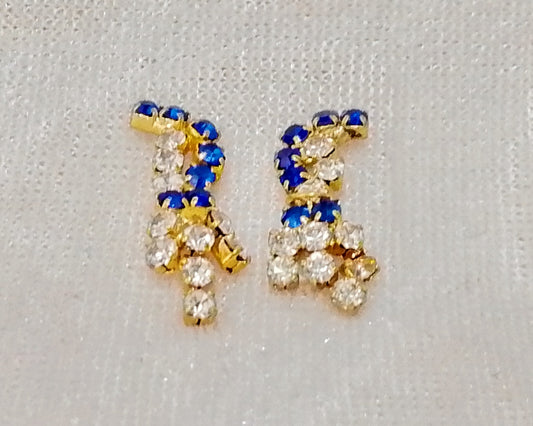 Coloured Diamond Kundal,