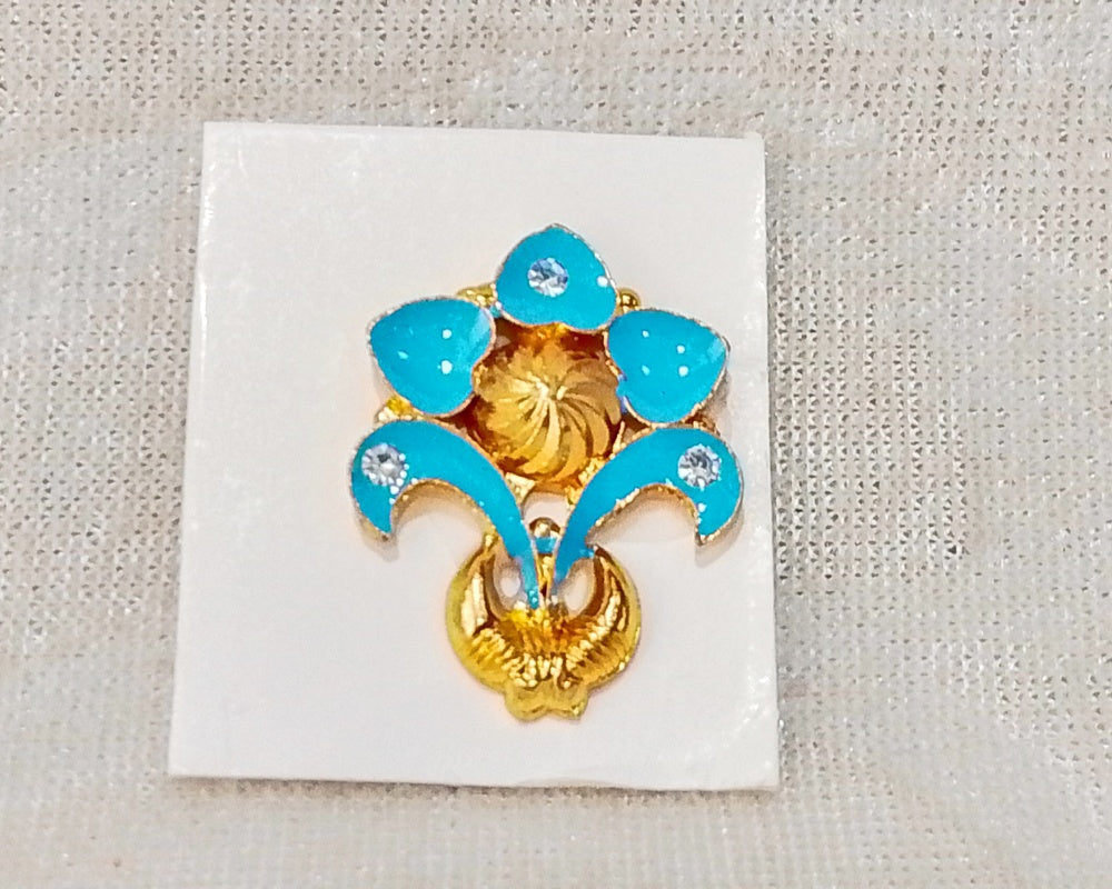 Golden Meenakari Dumala Pagh