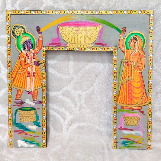 Wooden Holi Pithika