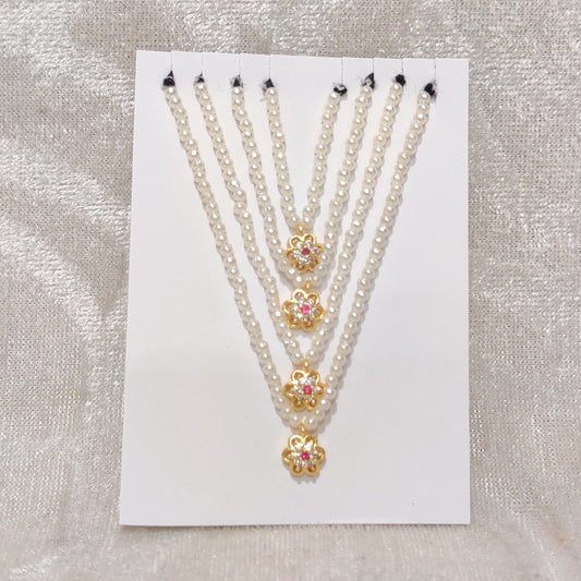 American Diamond Moti Malaji , Set of 4