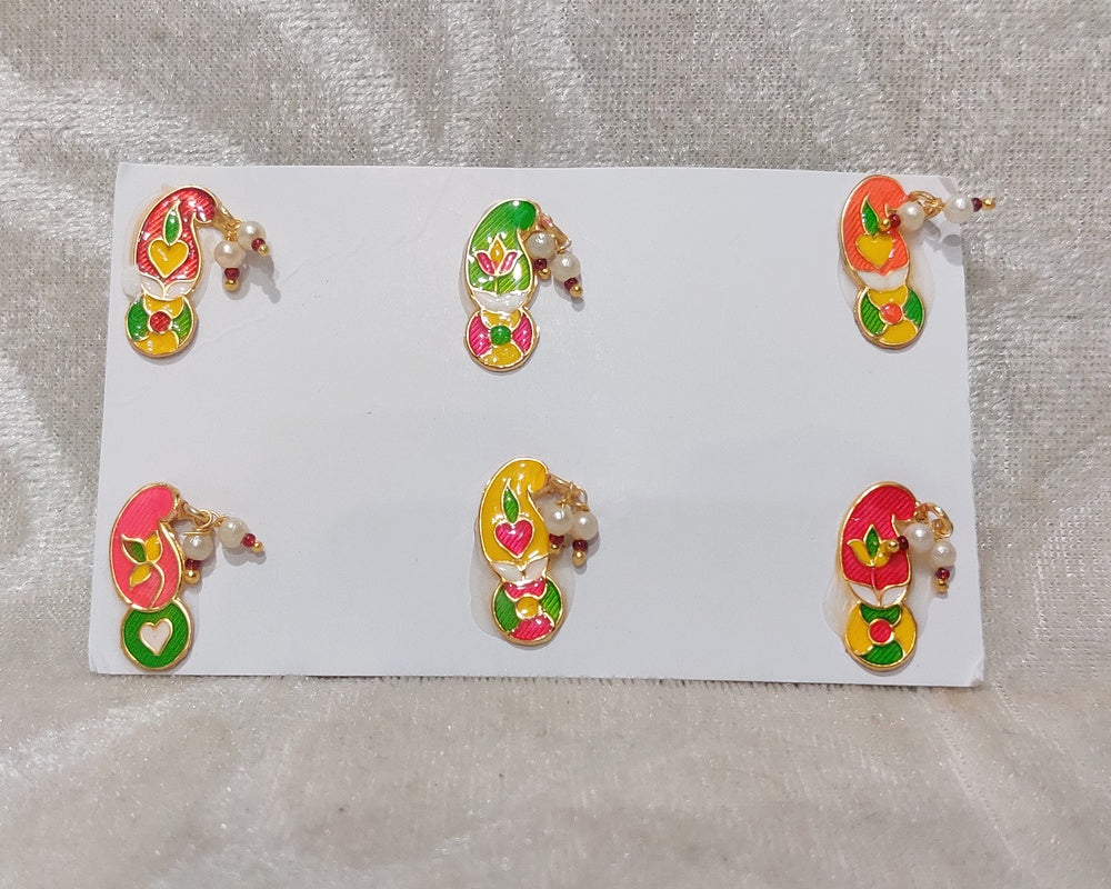 Flower Meenakari Shishfool , Small