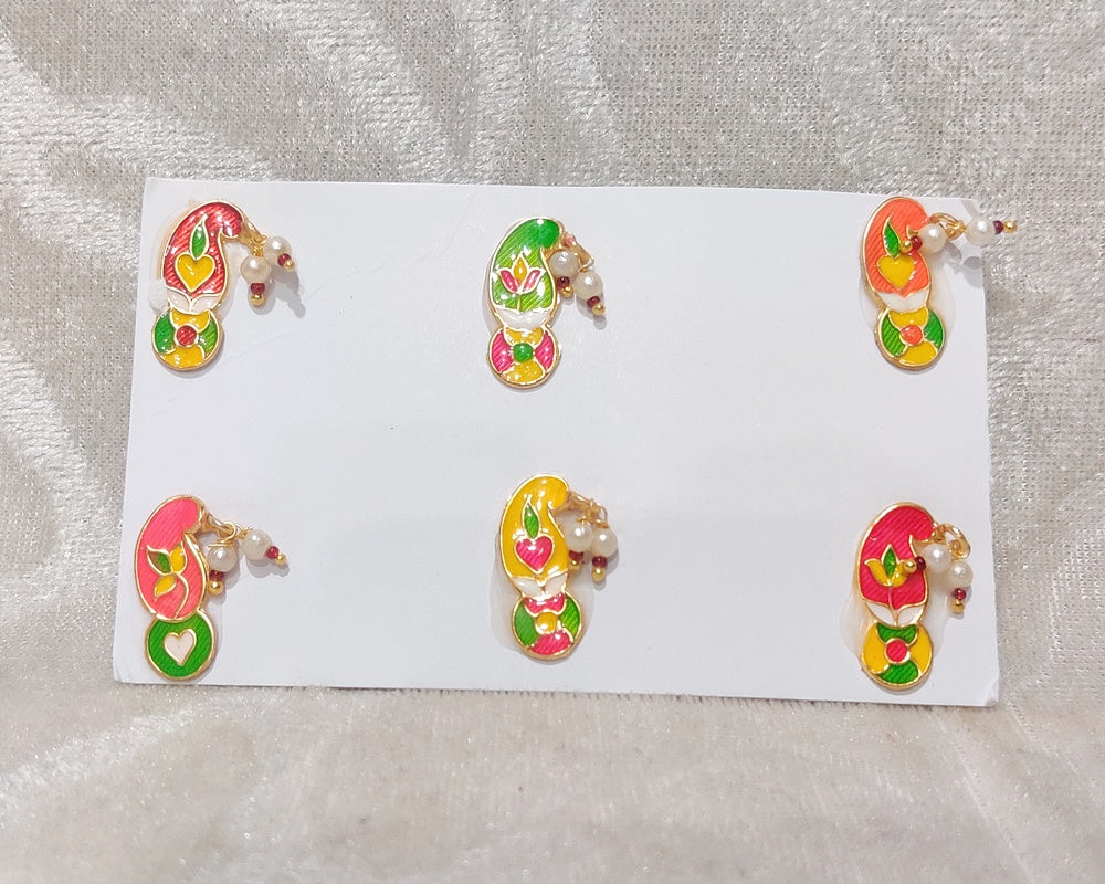 Flower Meenakari Shishfool , Small