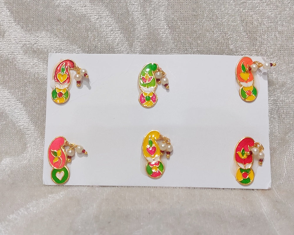 Flower Meenakari Shishfool , Small