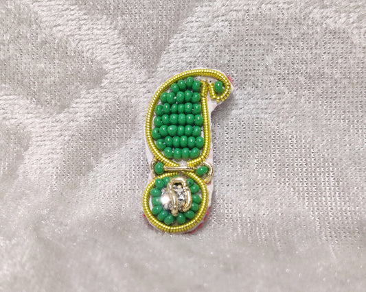 Colored Barik Moti Shishfool