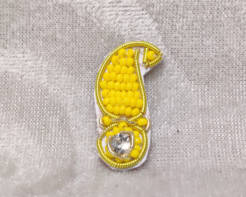 Colored Barik Moti Shishfool