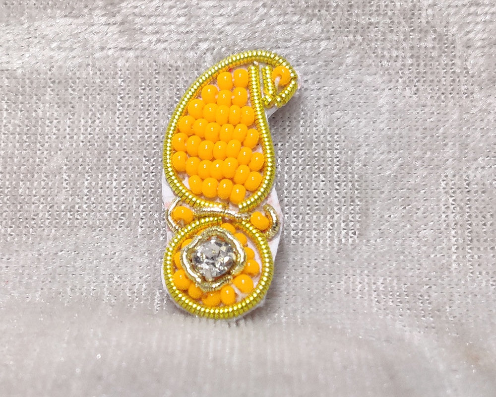 Colored Barik Moti Shishfool