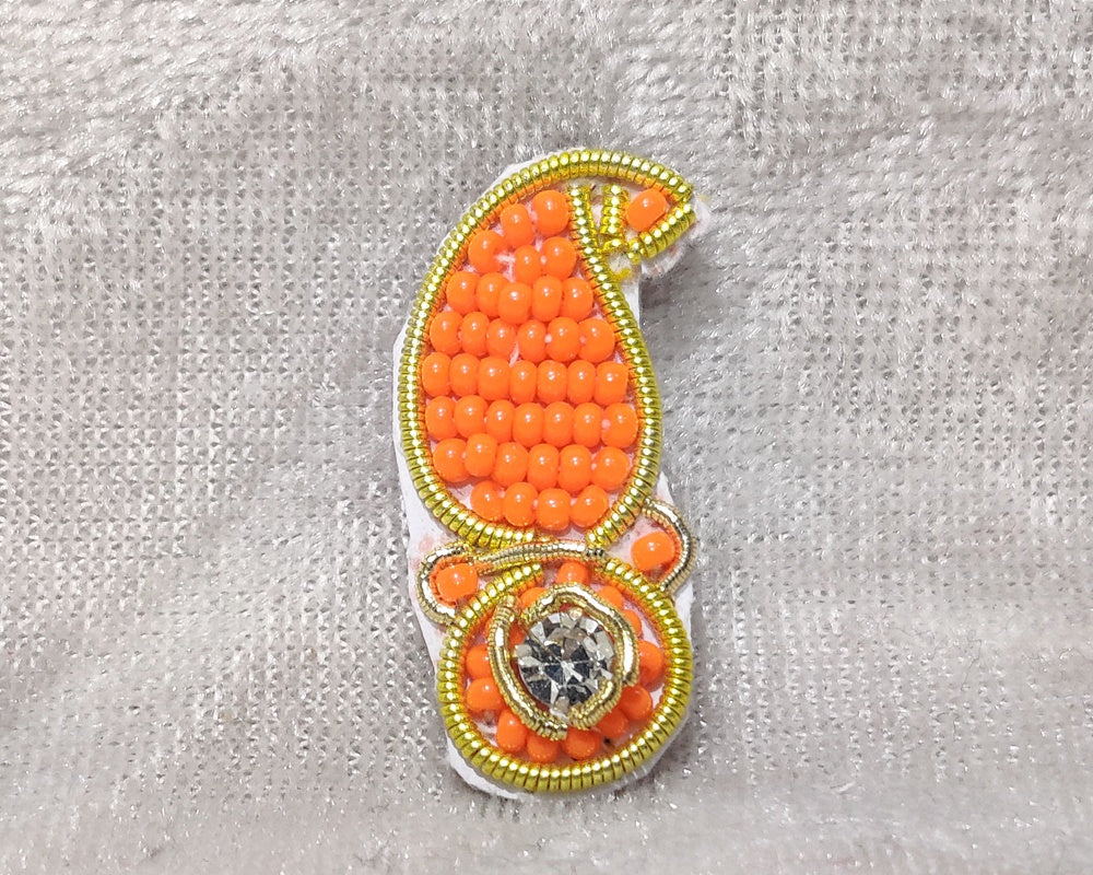 Colored Barik Moti Shishfool