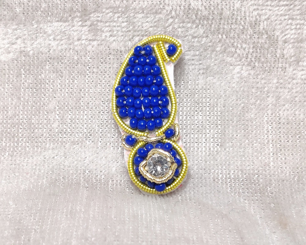 Colored Barik Moti Shishfool