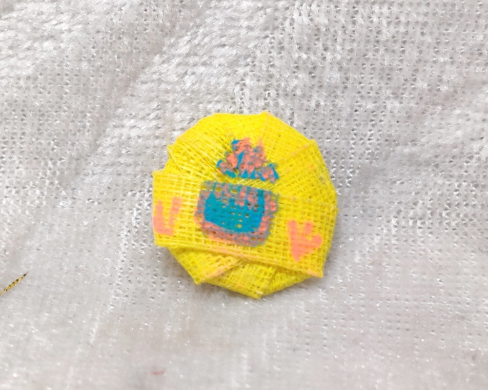Hand Painted Coloured Cotton Pagh