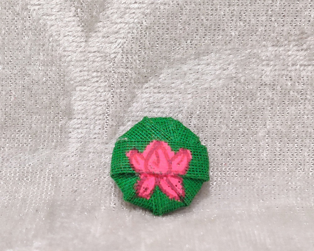 Hand Painted Coloured Cotton Pagh