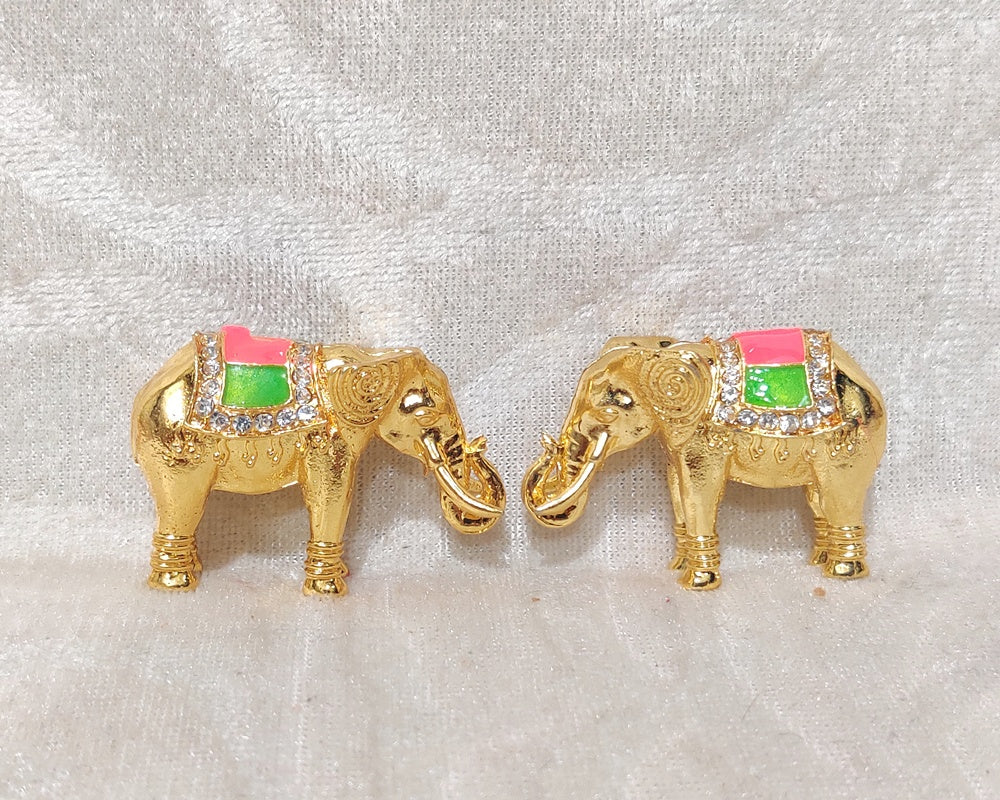 Minakari Diamond Horse Elephant