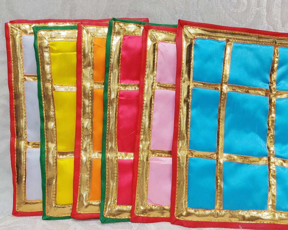 Satin Gadal Rajai , Medium