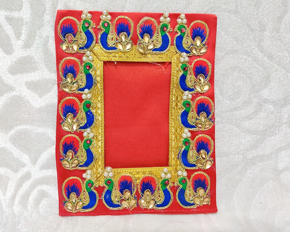 Postcard Size Heavy Zhari Chitraji Vastra