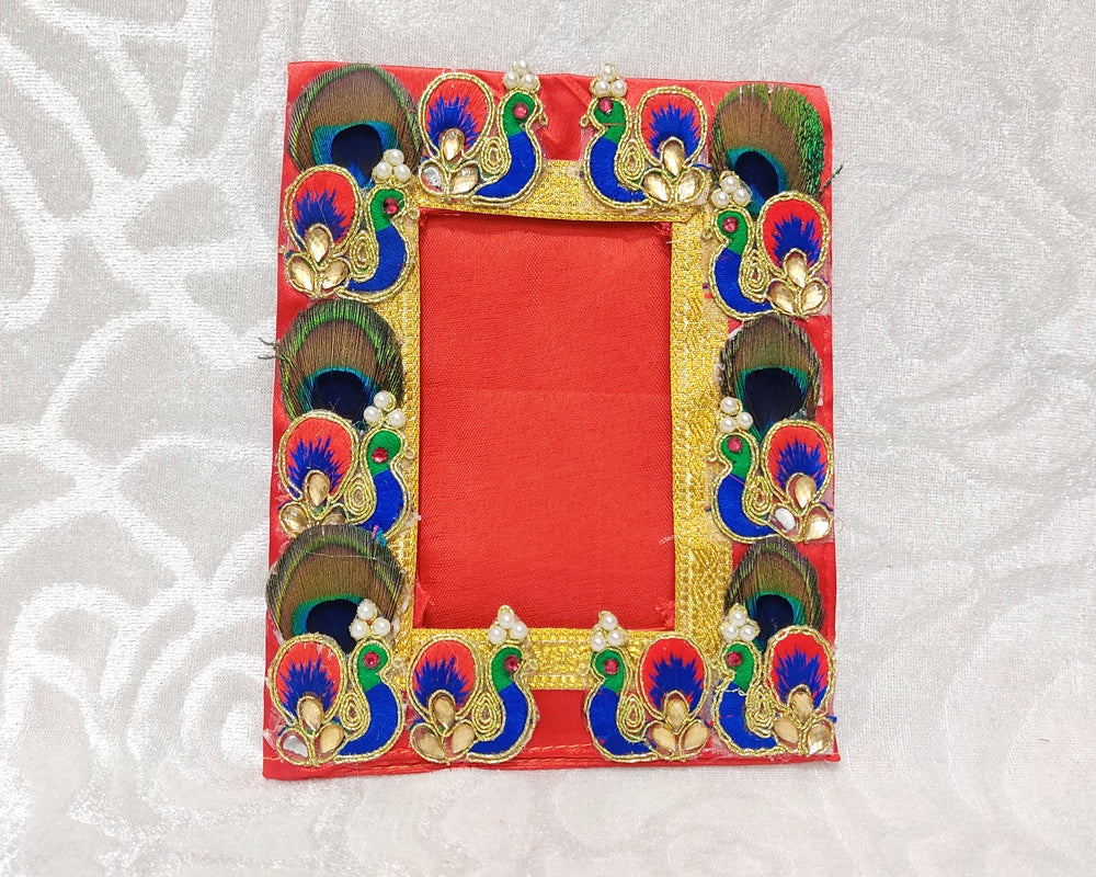 Postcard Size Heavy Zhari Chitraji Vastra