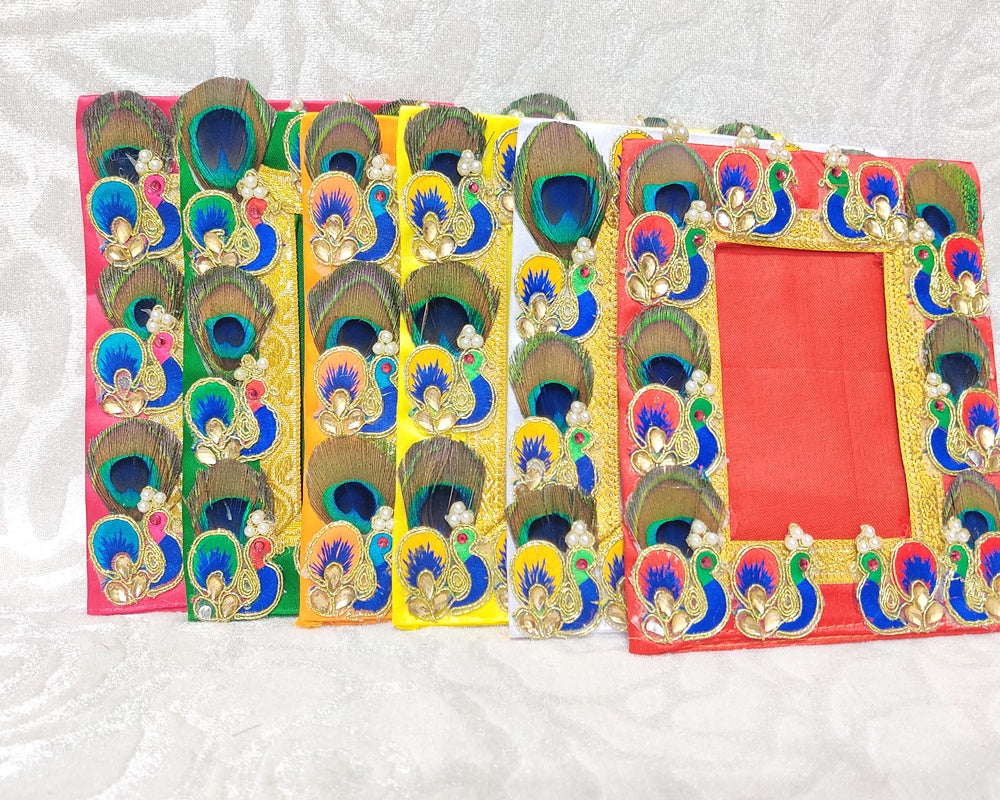 Postcard Size Heavy Zhari Chitraji Vastra
