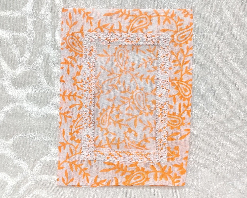 Post Card Size Chandan Print Cotton Chitraji Vastra